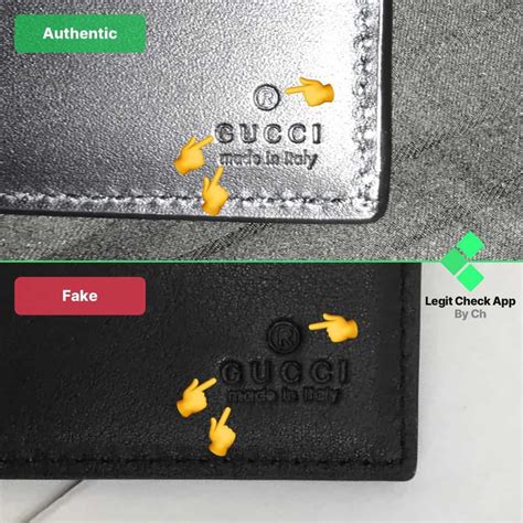 gucci snake wallet real vs fake